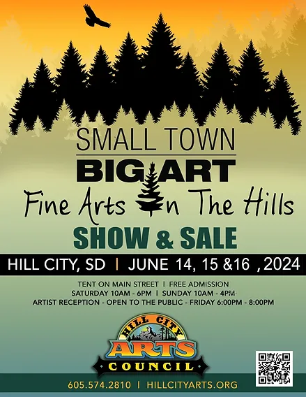 2024 Fine Art in the Hills poster