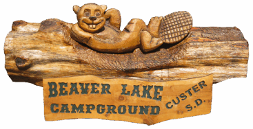 Beaver Log Sculpture